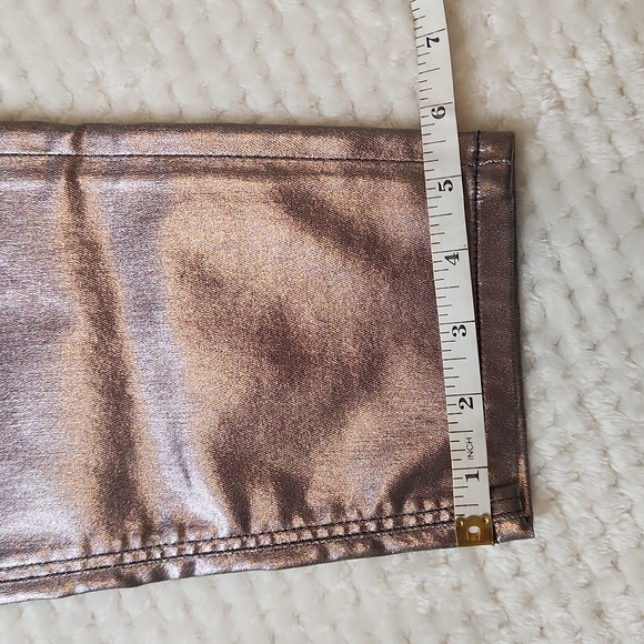 GUESS WOMENS METALLIC, SILVER SKINNY JEANS SIZE W:28 L:29  NEW WITH TAGS - Picture 14 of 14